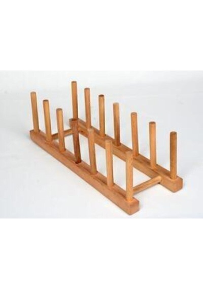 Ahşap 6'lı Tabaklık-28 Cm Bambu Ekru Diğer