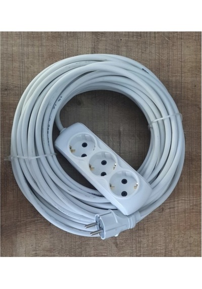 3x2,5 Mm Ttr Uzatma Kablosu Cca 50 Mt Topraklı 1