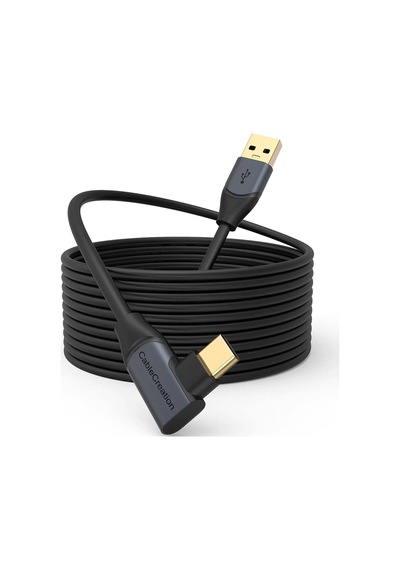 5 Gbps Type-c Vr Data Şarj Kablosu Oculus Quest 2 İçin Link Cable 90 Type-c Uç Usb 3.2 Kablo 5 Standart