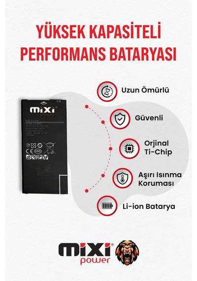 Samsung Galaxy J7 Prime / J6 Plus / J4 Plus Uyumlu Tam Kapasite Batarya
