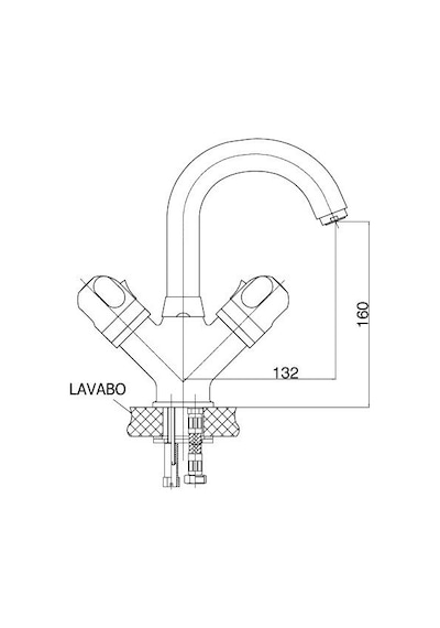 Gpd TDL01 Termostatik Döner Lavabo Bataryası