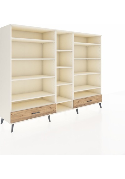 Hyperion Dolap 14 Raflı 2 Çekmeceli 220x44x163 Aytaşı-aytaşı/çam Aytası/atlas Çam - Aytası Hyperion Dolap 14 Raflı 2 Çekmeceli 220x44x163 Aytaşı-aytaşı/çam Aytası/atlas Çam - Aytası