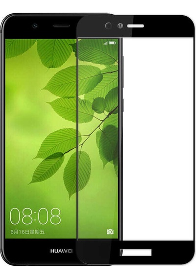 Huawei Y7 2018 Zore Kenarları Kırılmaya Dayanıklı Cam Ekran Koruyucu
