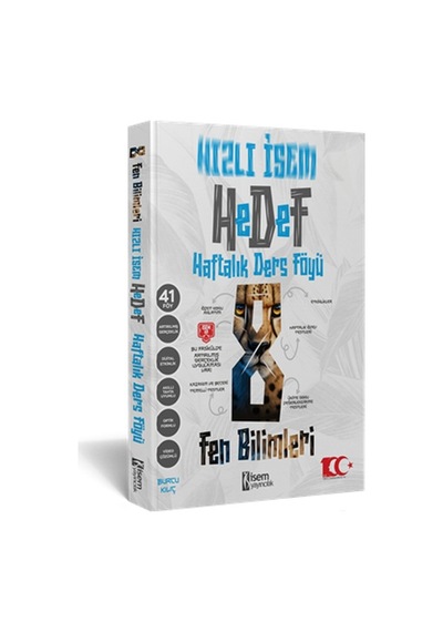 2025 Hızlı İsem 8. Sınıf Fen B. Haftalık Ders Föyü
