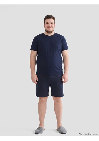 Lc Waikiki Lc Waıkıkı Lacivert Standart Kalıp Erkek Pijama Alt Şort