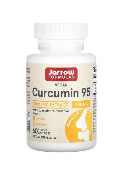 Jarrow Formulas, Curcumin 95, Turmeric Extract, 500 Mg, 60 Veg Capsules