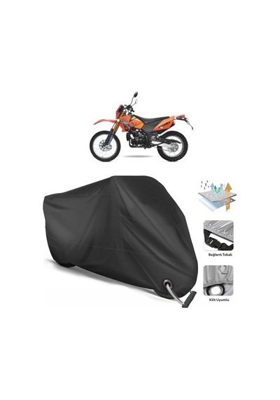 Yuki Yk250Gy-7 Izci Motor Branda (Bağlantı, Kilit Uyumlu)-Siyah (457277319)