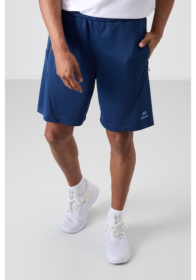 Tommy Life Parlament Polyester Kalın Yumuşak Comfort Fit Erkek Şort - 81273 Mavi