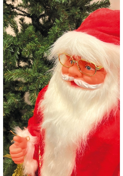 Waldern Yılbaşı 160 cm Hareketli Noel Baba Şarkı Söyler