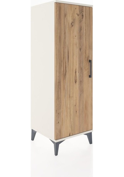 Hyperion Dolap Tek Kapaklı Tek Askılı 44x44x134 Aytaşı-çam Aytaşı