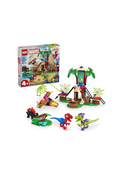 LEGO® Marvel Ağaç Ev Karargahında Spidey ve Gobby'nin Raptor Savaşı 11200 - 4 Yaş ve Üzeri Çocuklar için Oyuncak Yapım Seti (143P)