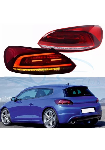 Vw Scirocco 2009-2014 Makyajlı Dizayn Kırmızı Ledli Arka Stop