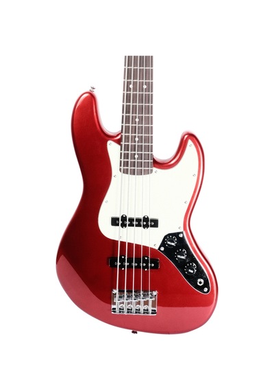 Sx Sjb62 /5/mrd 5 Telli Bas Gitar Metallic Red