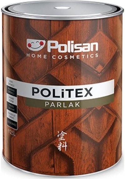 Polisan Politex Ahşap Koruyuculu Parlak Vernik 0.75 Lt 15 Renk