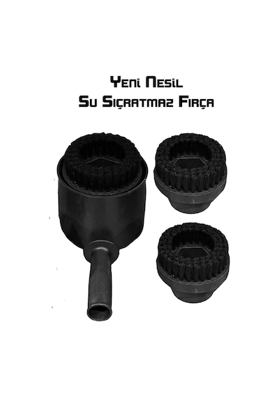 Yeni Nesil Su Sıçratmayan Fırça Seti Koltuk Yıkama Temizleme Fırçası
