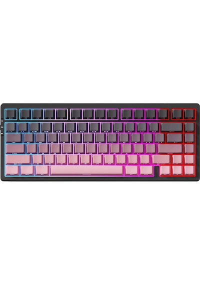G75 Pro Black Pink %75 Matcha Latte Switch V2 Hotswap Rgb Kablosuz Mekanik Gaming Klavye Mc-g75-16