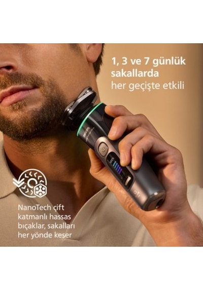 Ultra Skinıq Islak & Kuru Tıraş Makinesi, 360 Başlıklarla
