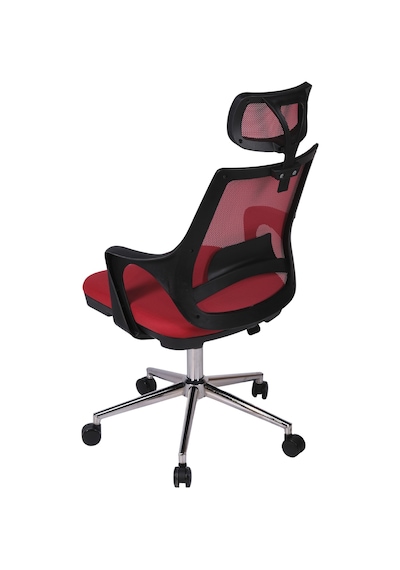 Ofisbazaar Buya Fileli Ofis Koltuğu Ergonomik Ve Modern Tasarım Kırmızı Kırmızı