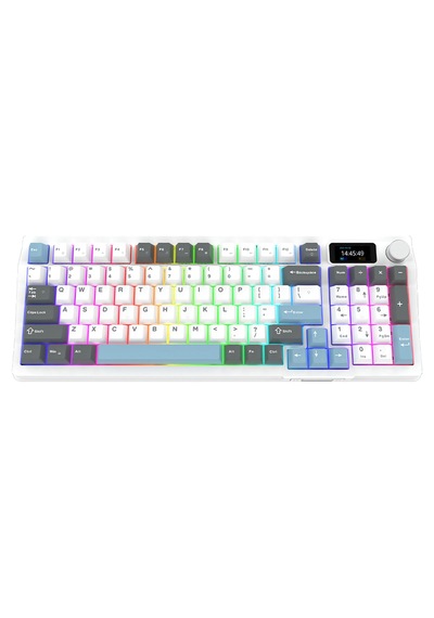 Aqırys Atrıa White %95 Aqirys White Linear Switch Hotswap Rgb İngilizce Mekanik Gaming Klavye