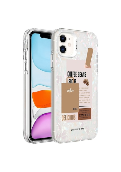 Apple Uyumlu iPhone 12 Kılıf Mermer Desenli Zore Marbello Kapak