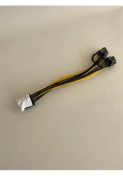 Ekran Kartı Power Çoklayıcı Kablosu 8 Pin Erkek 6+2 Pin Dişi