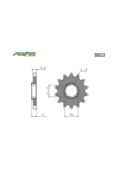 Ön Dişli Husqvarna Te 250cc Dişli Sayısı : -1 2002-2003-2008-2014-2020