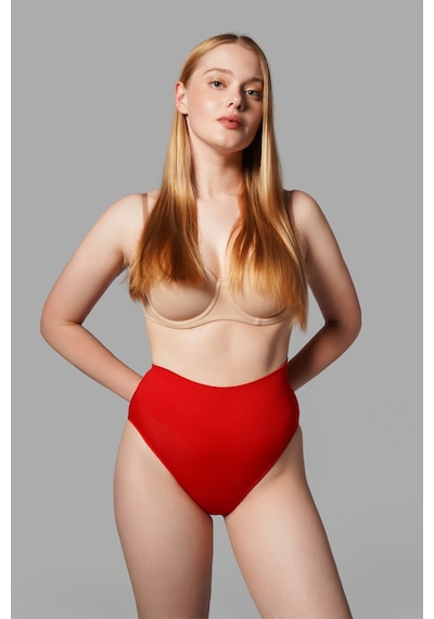 Fit Women Toparlayıcı Yüksek Bel Külot 1010 Kırmızı