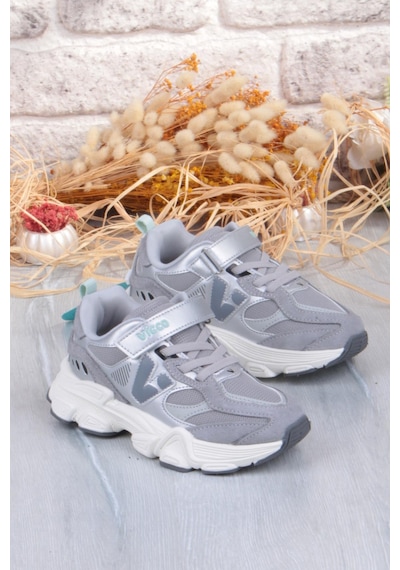 Vicco 346.f25k.200 Wild Gri Sneaker Kız Çocuk Ayakkabı Gri