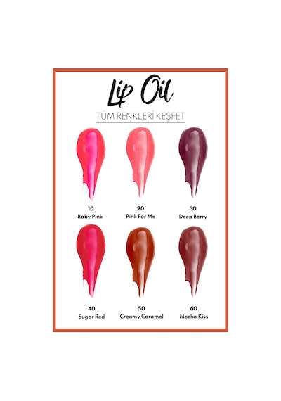 Note Cosmetique Lip Oil Nemlendirici ve Parlatıcı Dudak Bakım Yağı - 50 Creamy Caramel - Kahverengi