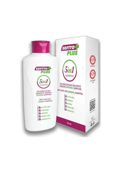 Softto Plus 5 In 1 Şampuan 360 ML