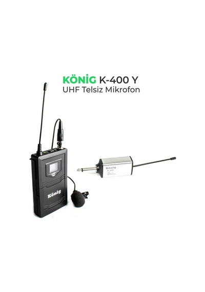 König K-400 Y Uhf Telsiz Yaka Mikrofonu