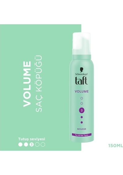 Taft Saç Köpüğü No:3 Volume Extra Güçlü 150ml