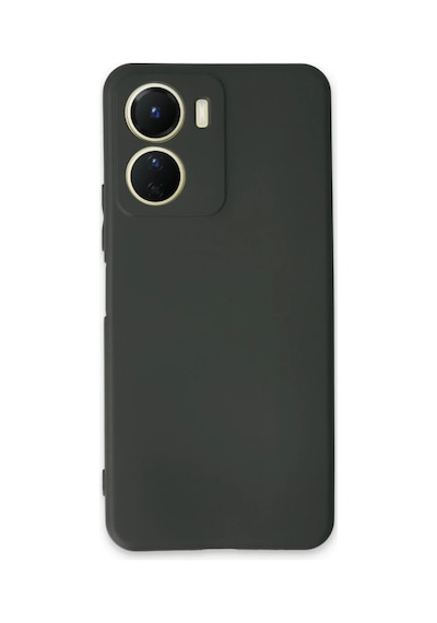 Vivo Y16 Uyumlu Kılıf First Silikon - Koyu Yeşil