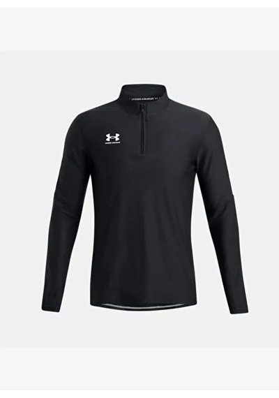 Challenger Pro 1/4 Zip Erkek Siyah Futbol Üstü