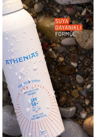 Athenias Sun Milk Sprey 200 Ml Yüksek Korumalı Güneş Kremi