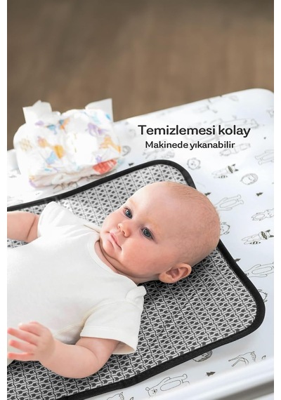 Bebek Bakım Örtüsü, Bebek Alt Açma Minderi, Su Geçirmez Bebek Minderi Woods