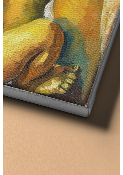 Webstyle Sayılarla Boyama Seti Kasnaklı Kadın Ve Bebek 60 X 75 Cm