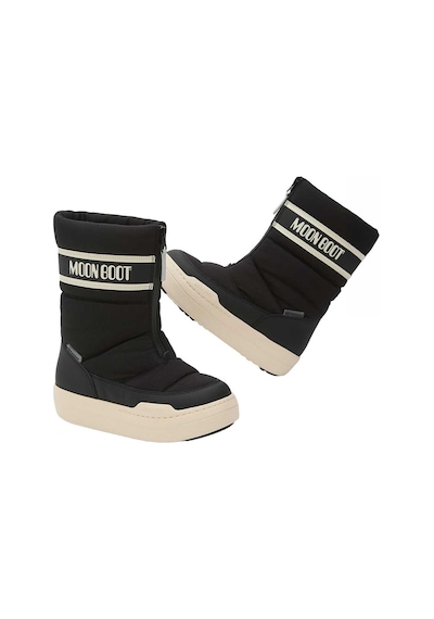 N001 Black Bot Erkek 80d3440080 Moon Boot Jr Park Zip High Wp Siyah