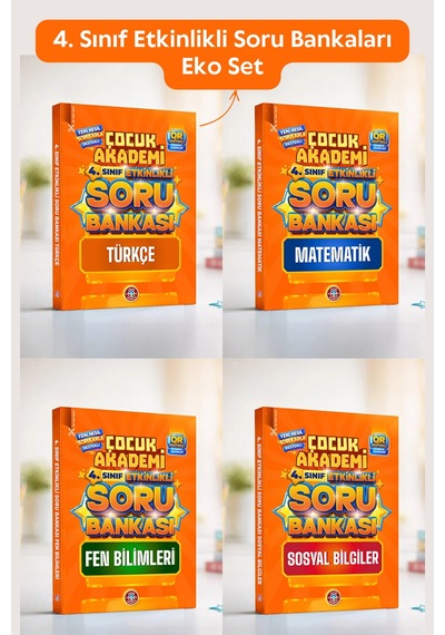 4. Sınıf Etkinlikli Soru Bankaları Eko Seri