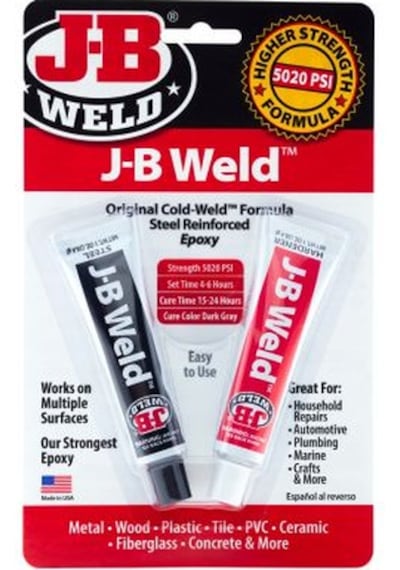 Jb Weld Adhesive Weld Ikiz Tüp Yapıştırıcı Soğuk Kaynak 43 Gr Ikiz Tüp