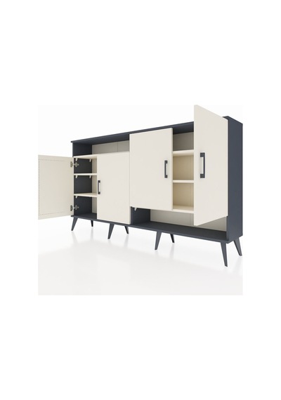 Arges Konsol 6 Raflı 4 Kapaklı 176x30x99 Antrasit-aytaşı Aytası/aytası - Antrasıt Arges Konsol 6 Raflı 4 Kapaklı 176x30x99 Antrasit-aytaşı Aytası/aytası - Antrasıt