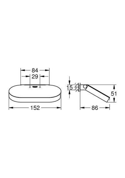Grohe Selection Tuvalet Kağıtlığı - 41069gn0