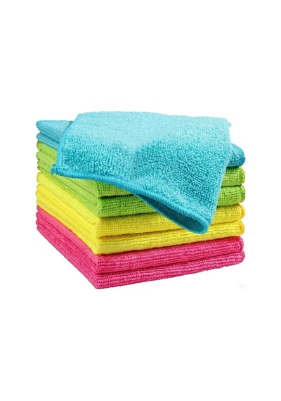 Mikrofiber Temizlik Bezi Seti, Çok Amaçlı, Yüksek Emici, Mutfak Ve Banyo İçin, 8'li Paket Belirtilmemiş