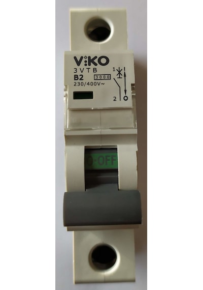 Viko 1X2 Amper W Otomat B Tipi 4.5Ka Sigorta 4Vtb-1B02
