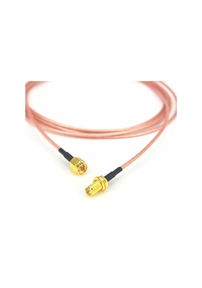 Rg316 50cm Sma Erkek Dişi Kablo Rf Uzatma Kablosu 50 Ohm 0-6ghz Koaksiyel Wifi Gsm Gprs