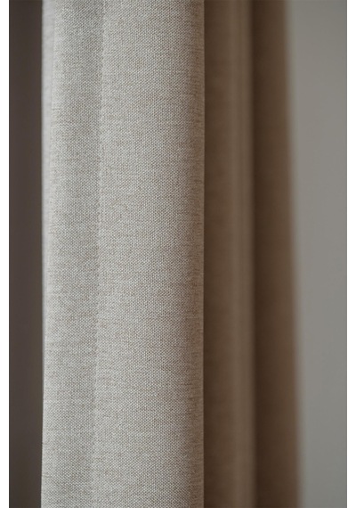 Olea 140x270 Cm 2 Adet Fon Perde Gri