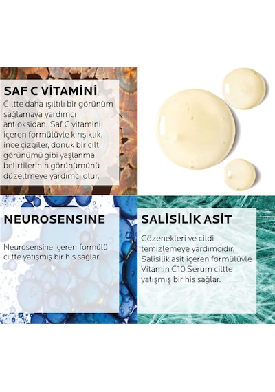 La Roche Posay Pure Vitamin C10 Işıltı Veren Serum 2 x 30 ML