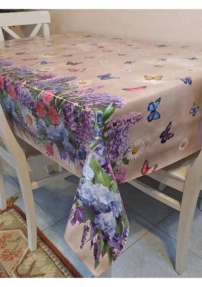 Elyaflı Pvc Masa Örtüsü Modern, Dayanıklı, Silinebilir Ve Şık Görünüm Mrl220a Çok Renkli