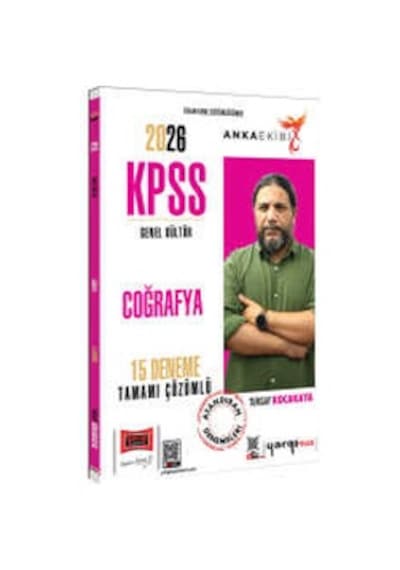 Yargı Yayınları 2026 Kpss Genel Kültür Anka Ekibi Tamamı Çözümlü Coğrafya 15 Deneme