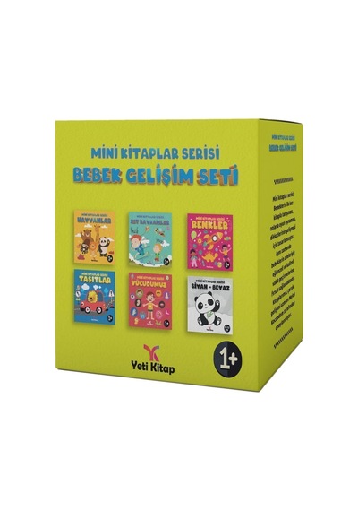 0-2 Yaş Bebek Gelişim - İlk Kitabım Serisi 0-24 Ay Bebek Kitapları 6 Kitap Kutulu Set